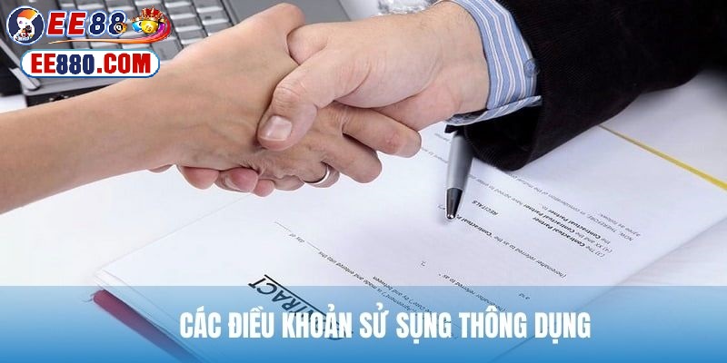 Những điều khoản sử dụng người dùng quan tâm.